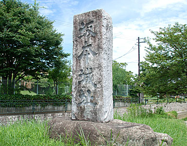 坂本城趾の碑