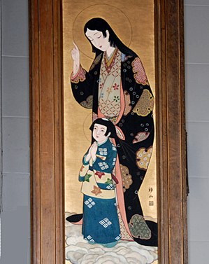 殉教者・イザベラと息子イグナシオ